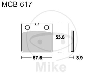 Bremsklötze, Standard, TRW, altern. 7374614