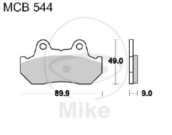 Bremsklötze, Standard, TRW, altern. 7326846