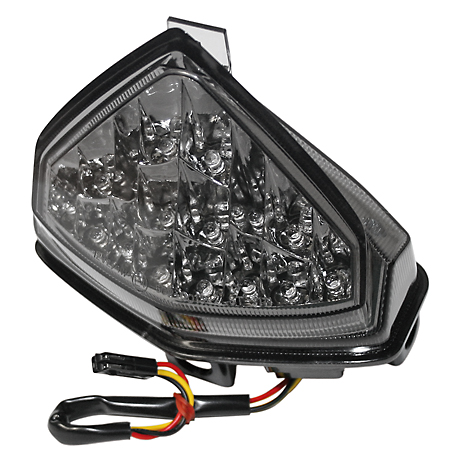 Highsider LED-Rücklicht / Bremslicht Kombination Oval Transparent 