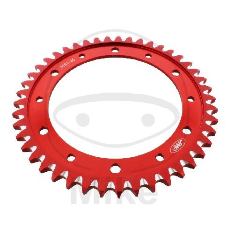 Alu-Kettenrad, 45Z, Teil.: 530 rot, JMP , Innen Ø : 154, Lochkr.: 176