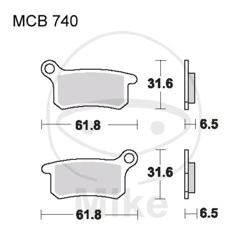 Bremsklötze, Standard, EC, TRW