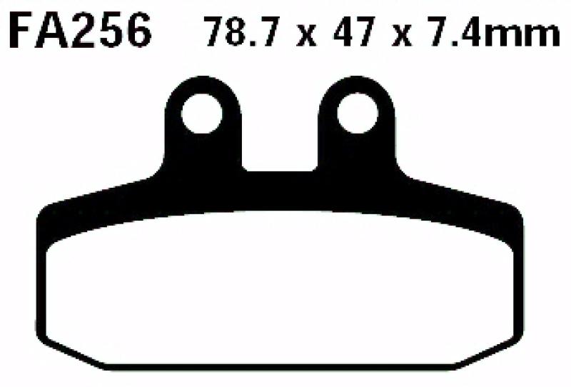 Bremsbelag - Satz Scooter (organisch) (EBC), SFA256