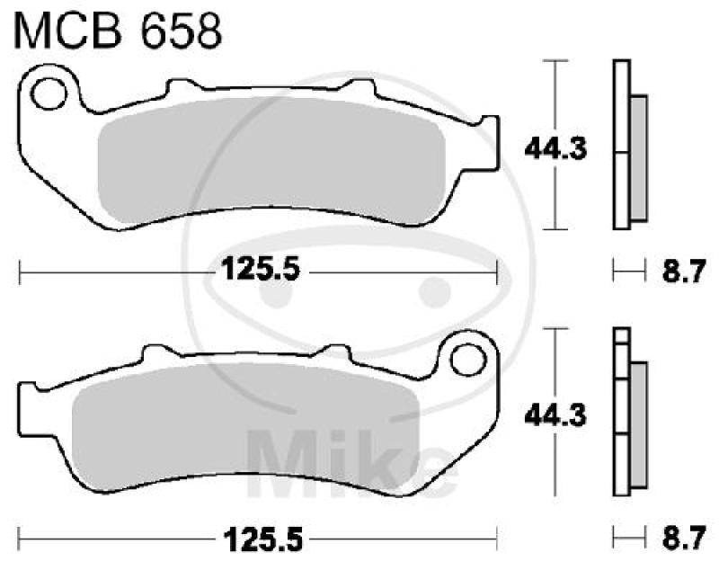 Bremsklötze, Standard, TRW, altern. 7376528