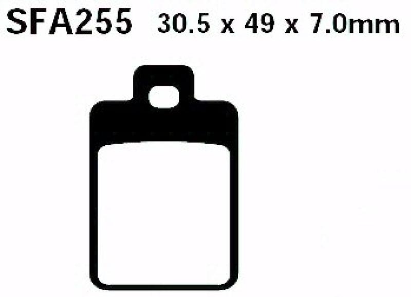 Bremsbelag - Satz Scooter (organisch) (EBC), SFA255