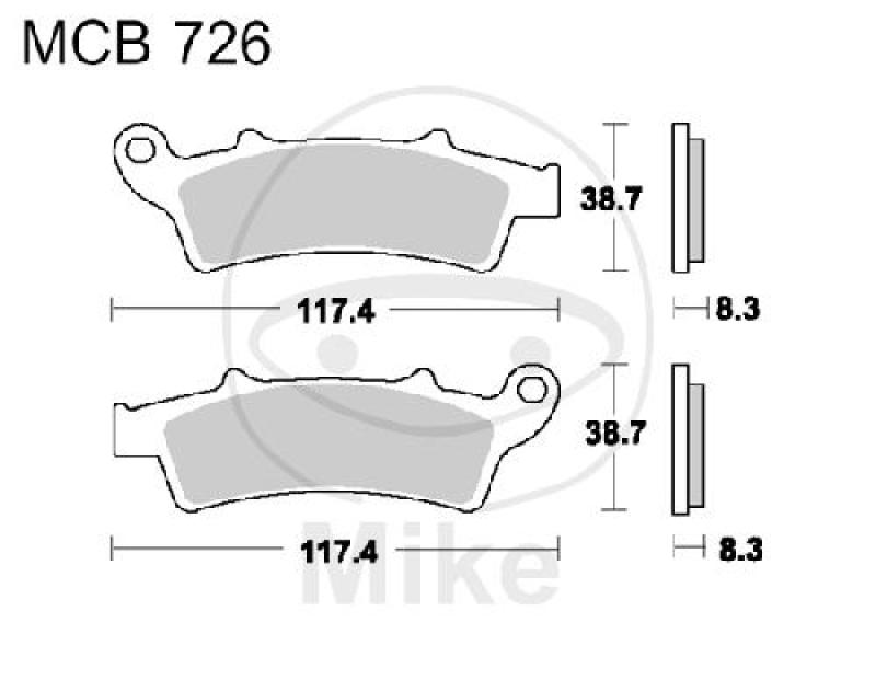 Bremsklötze, Standard, TRW