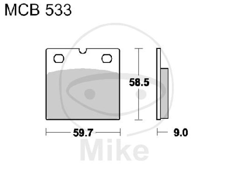 Bremsklötze, Standard, TRW, altern. 7328420