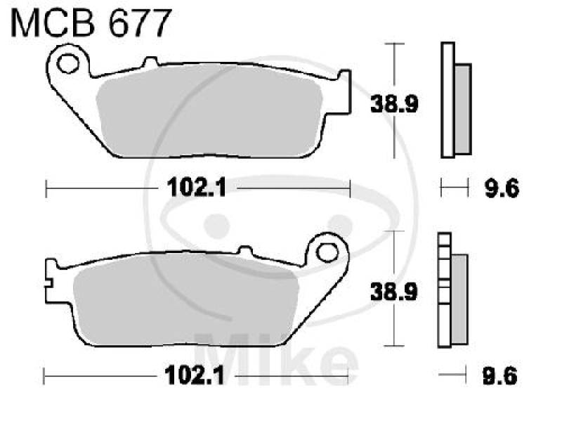 Bremsklötze, Standard, TRW