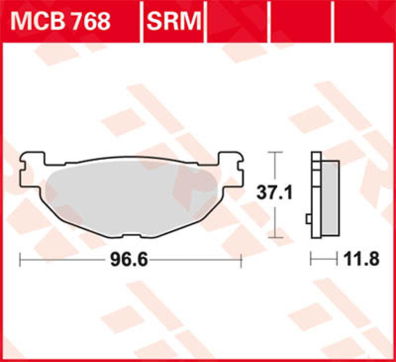 Bremsbelag MCB768