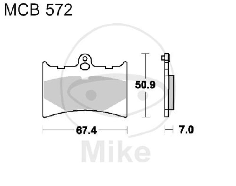 Bremsklötze, Standard, TRW, altern. 7370729