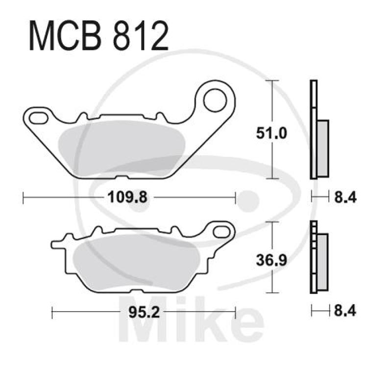 Bremsklötze, Standard, TRW, altern. 7321995