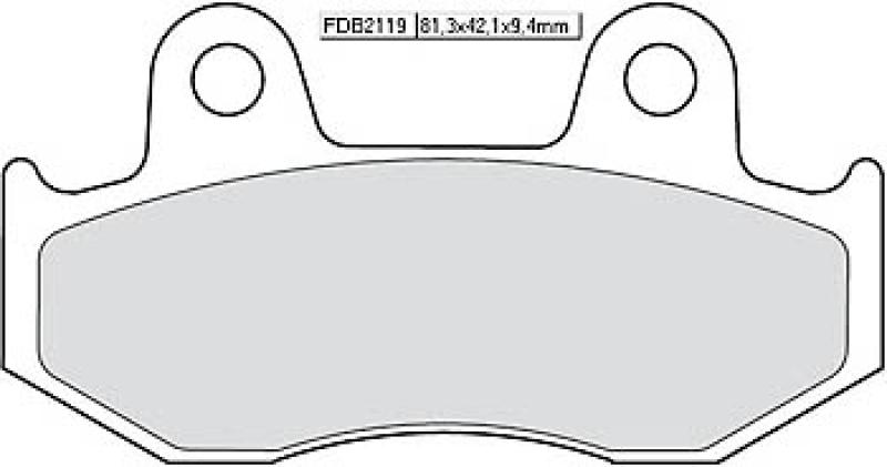 Bremsbelag FDB 2119 Platinum