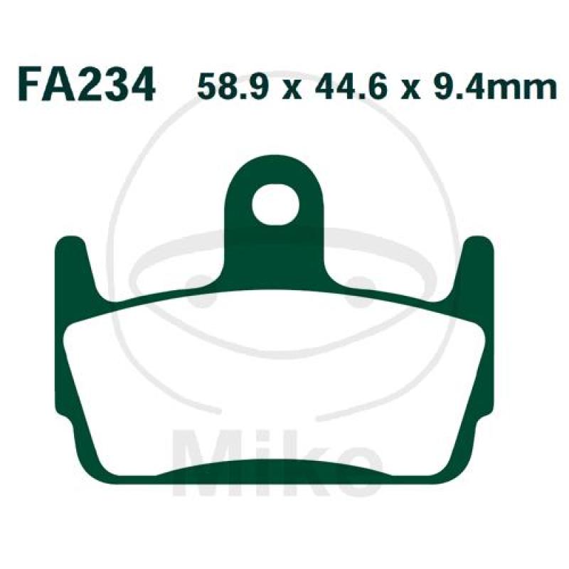 Bremsklötze, Standard, Scooter, EBC, altern. 7873250