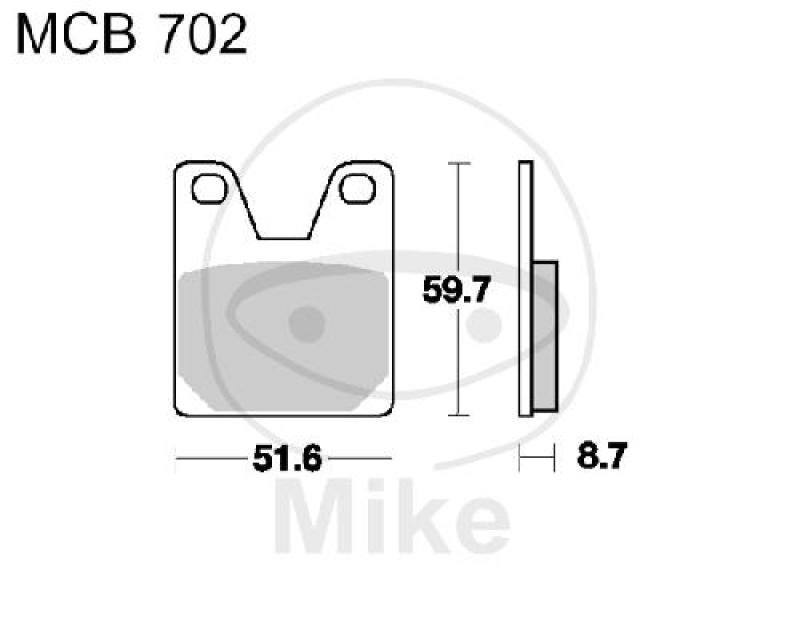 Bremsklötze, Standard, TRW, altern. 7321656