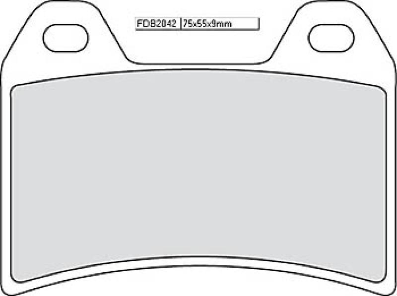 Bremsbelag FDB 2042 EF