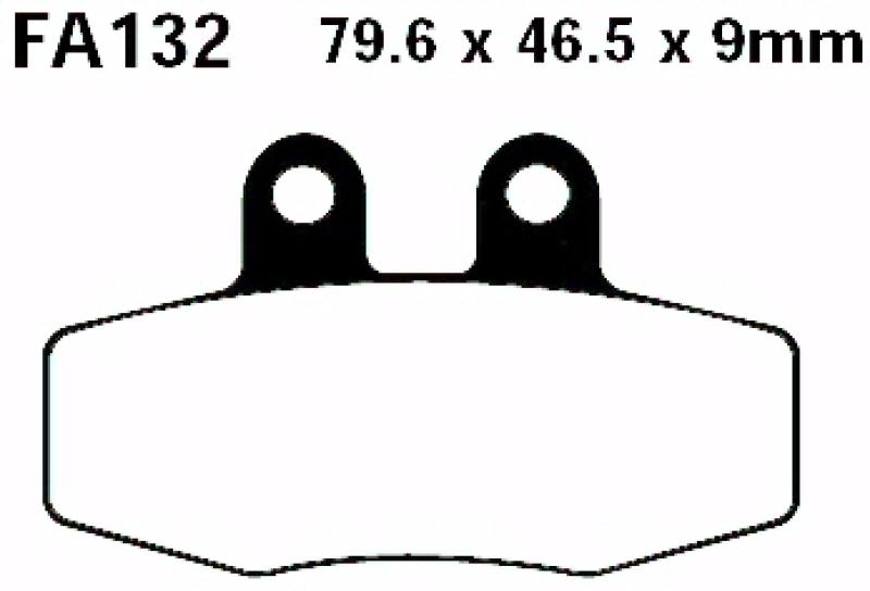 Bremsbelag - Satz Blackstuff (organisch) (EBC), FA132