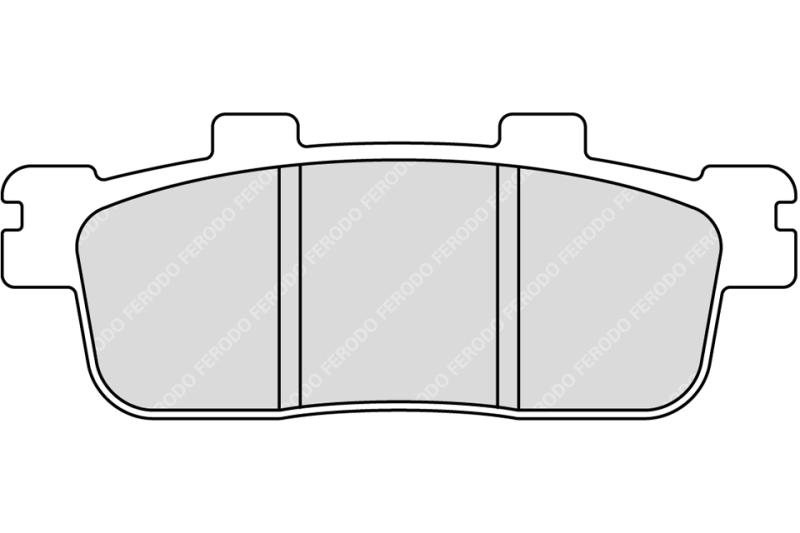 Disc brake pad FDB 2226 EF