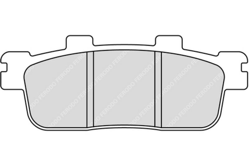 Disc brake pad FDB 2226 EF