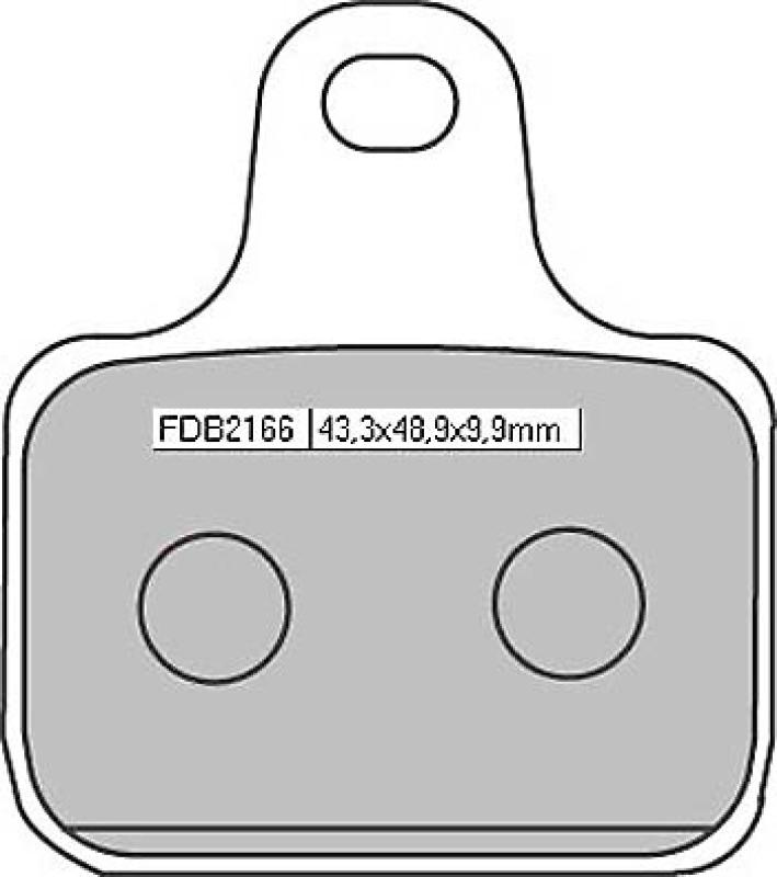 Sinter Racing Bremsbelag FDB 2166 XRAC (4 Beläge pro Satz)