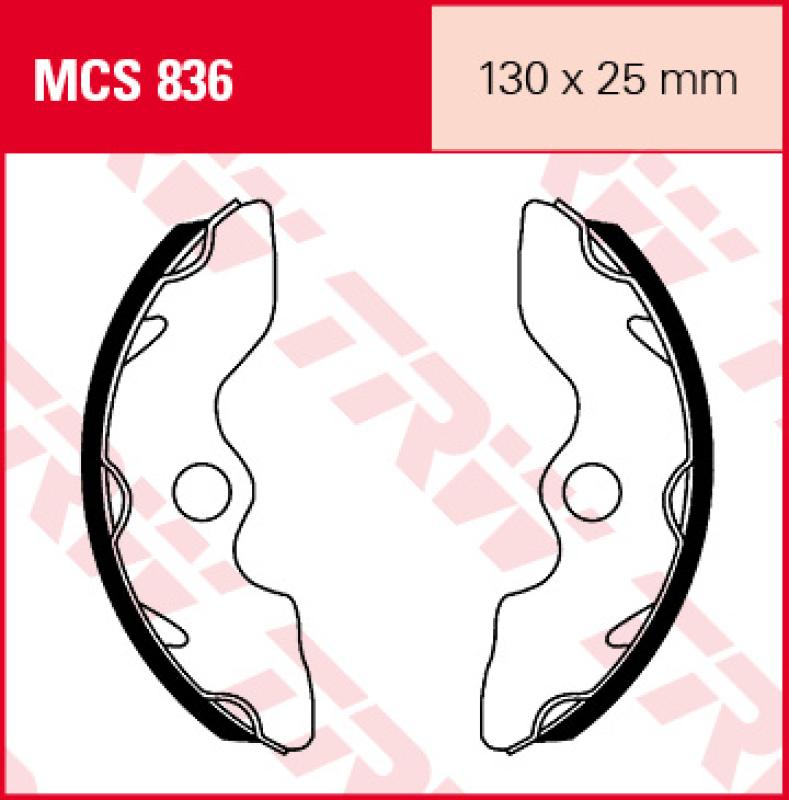 Bremsbacken MCS836