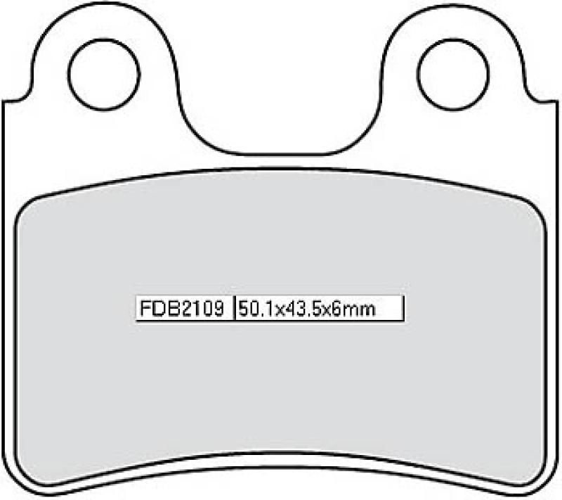 Bremsbelag FDB 2109 Platinum