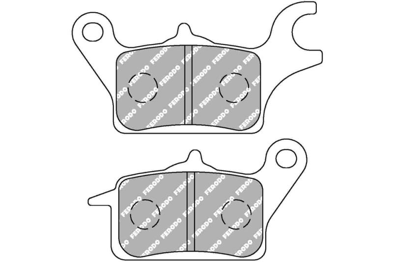 Disc brake pad FDB 2282 EF