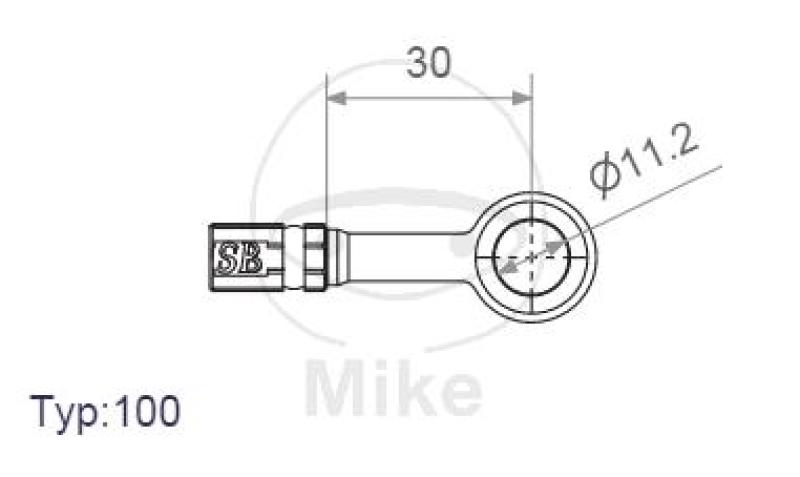 Ringfitting, Vario HD, TYP100, 11,2 mm  0° anthrazit