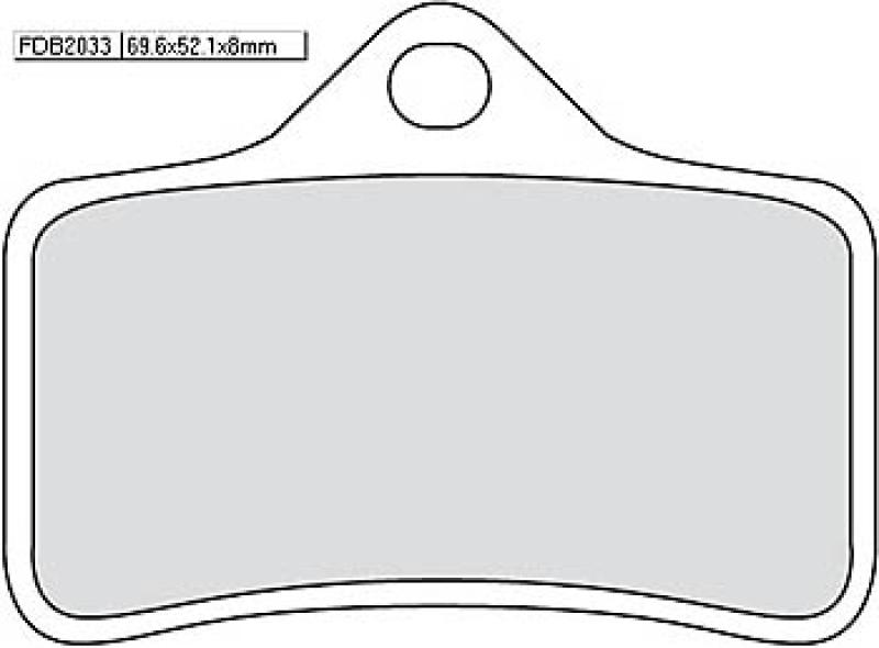 Bremsbelag FDB 2033 P