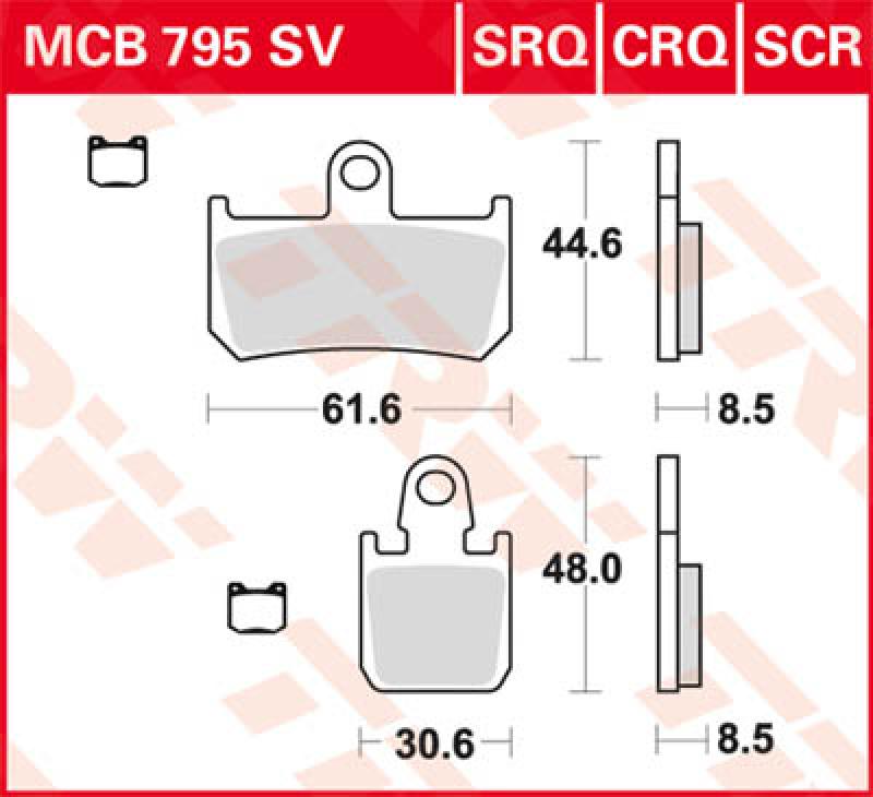 Racingbelag MCB795SRQ