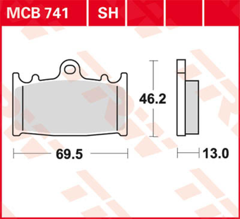 Sinterbelag MCB741SH