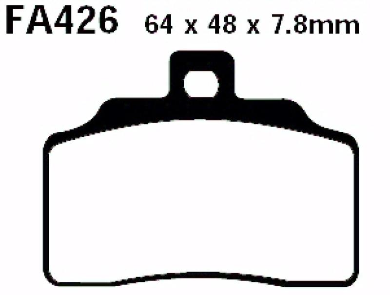 Bremsbelag - Satz Blackstuff (organisch) (EBC), FA426