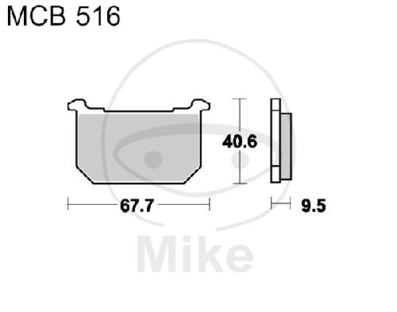 Bremsklötze, Standard, TRW, altern. 7326770