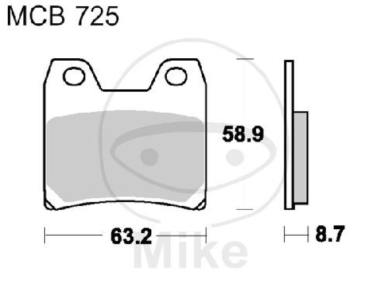 Bremsklötze, Standard, TRW, altern. 7324320