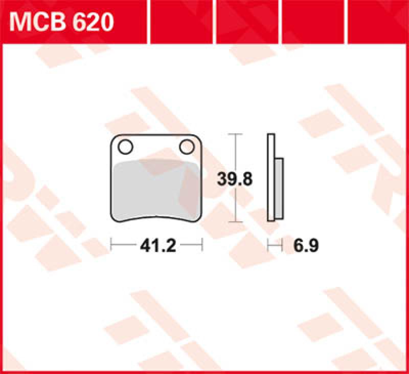 Bremsbelag MCB620