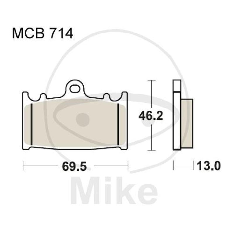 Bremsklötze, Standard, TRW, altern. 7320021