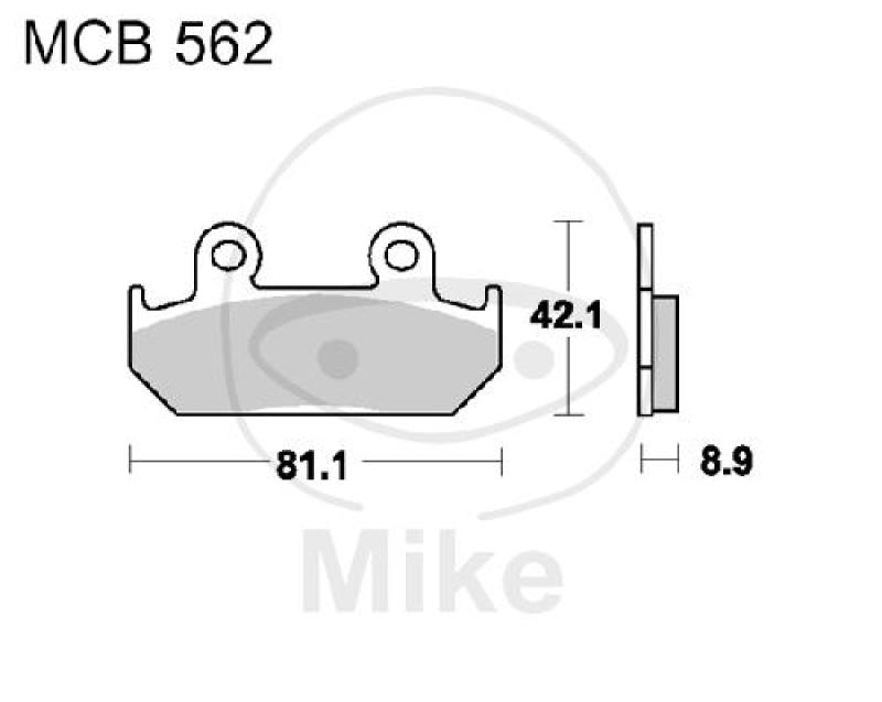 Bremsklötze, Standard, TRW, altern. 7377484