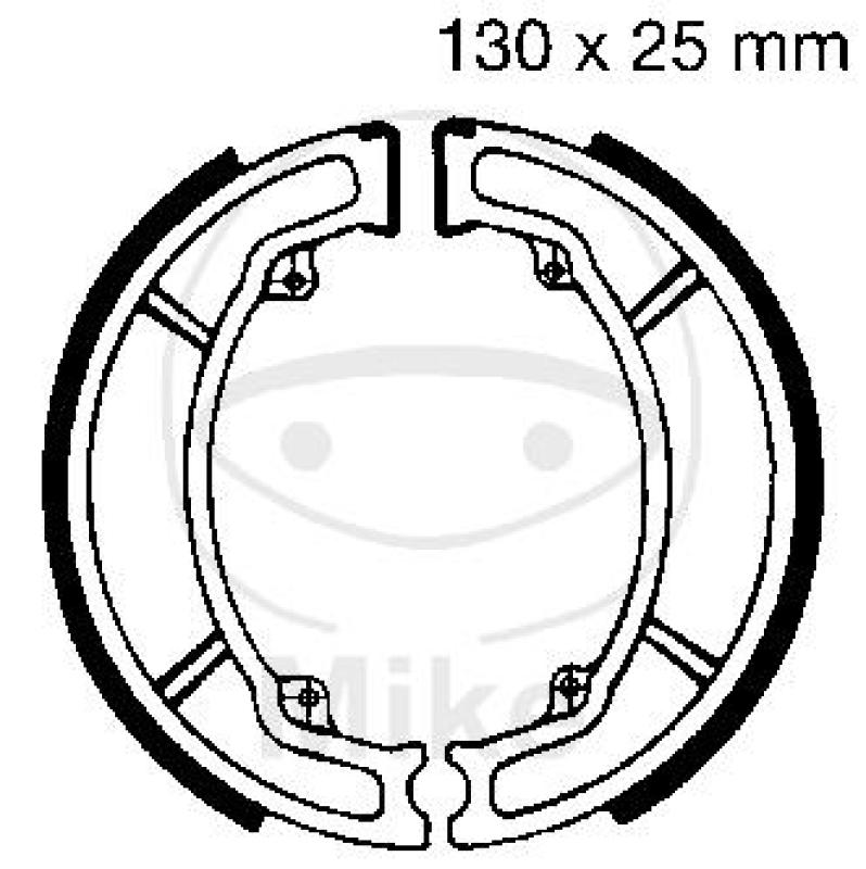 Bremsbacken, mit Feder, EBC