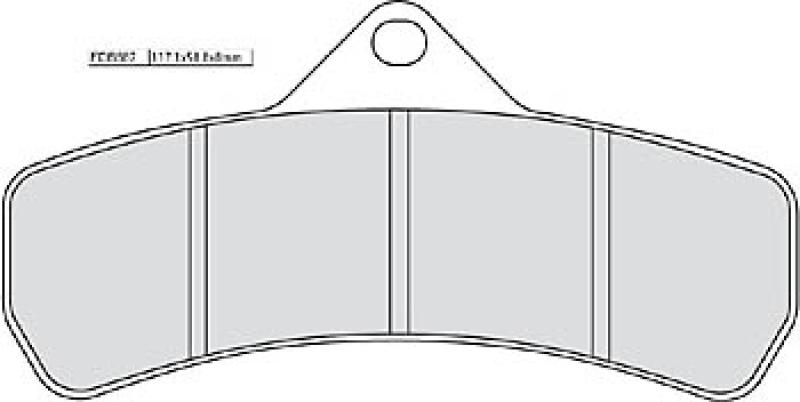 Disc brake pad FDB 887 P