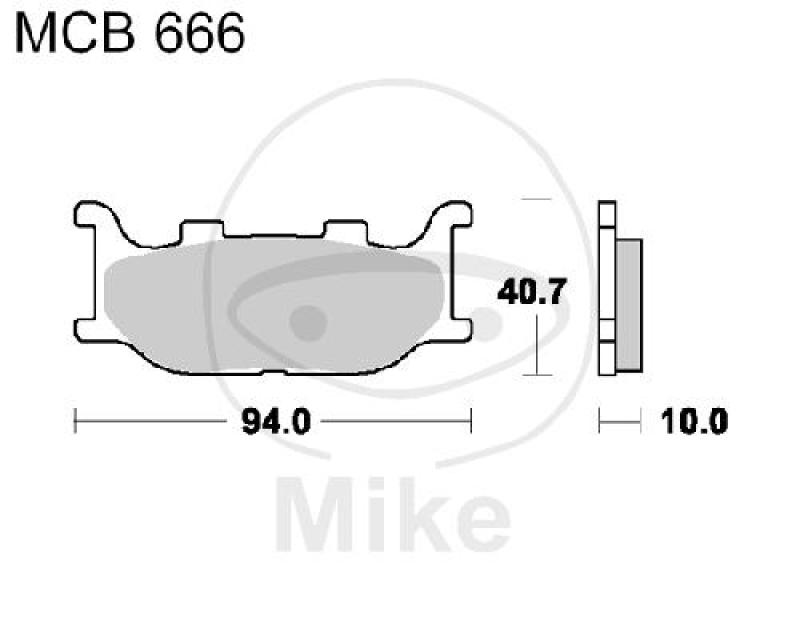 Bremsklötze, Standard, TRW, altern. 7376650