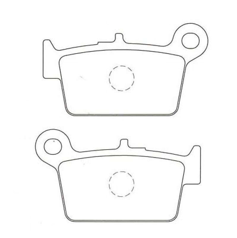 Disc brake pad FDB 2206 P