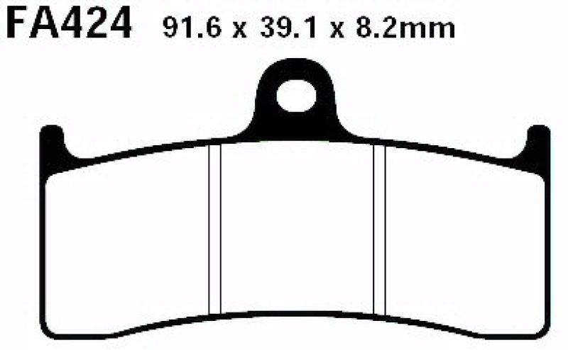 Bremsbelag - Satz (Sintermetall) Goldstuff (EBC), FA424HH