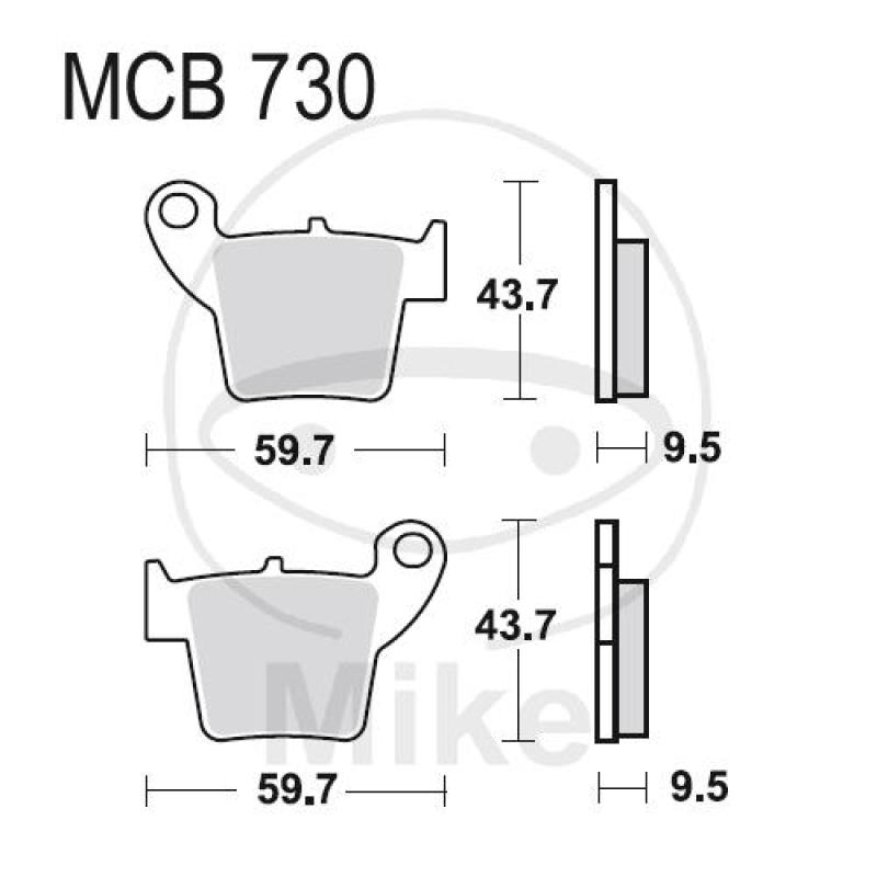 Bremsklötze, Standard, EC, TRW