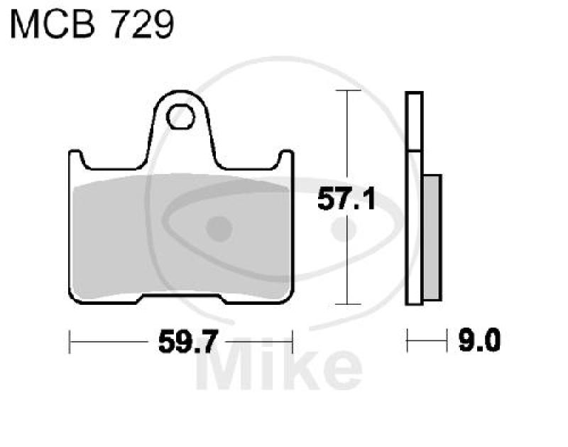 Bremsklötze, Standard, TRW, altern. 7324015