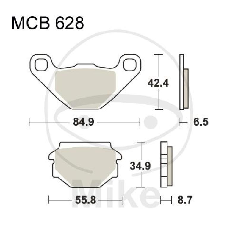 Bremsklötze, Standard, TRW, altern. 7320443