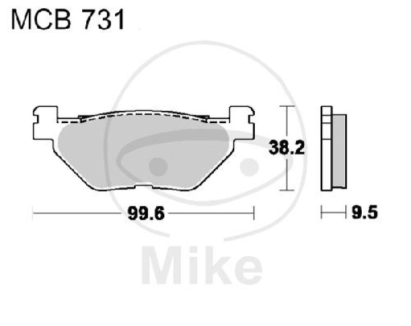 Bremsklötze, Standard, TRW, altern. 7320344