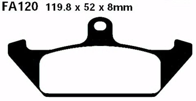 Bremsbelag - Satz Blackstuff (organisch) (EBC), FA120