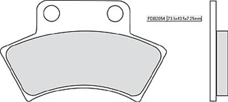 Sinterbelag FDB 2054 SG