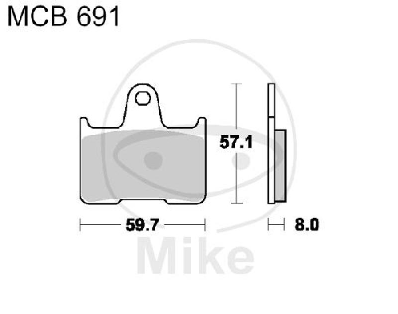 Bremsklötze, Standard, TRW, altern. 7324015