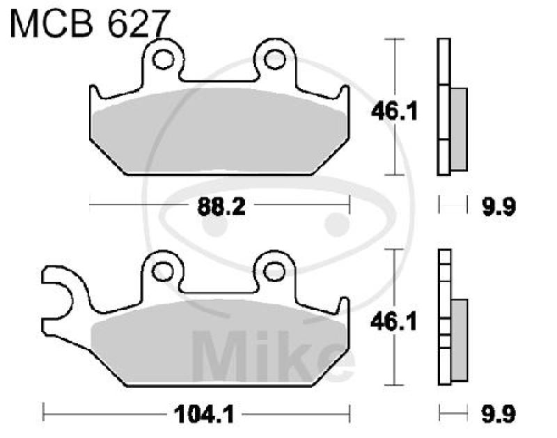 Bremsklötze, Standard, TRW, altern. 7375108