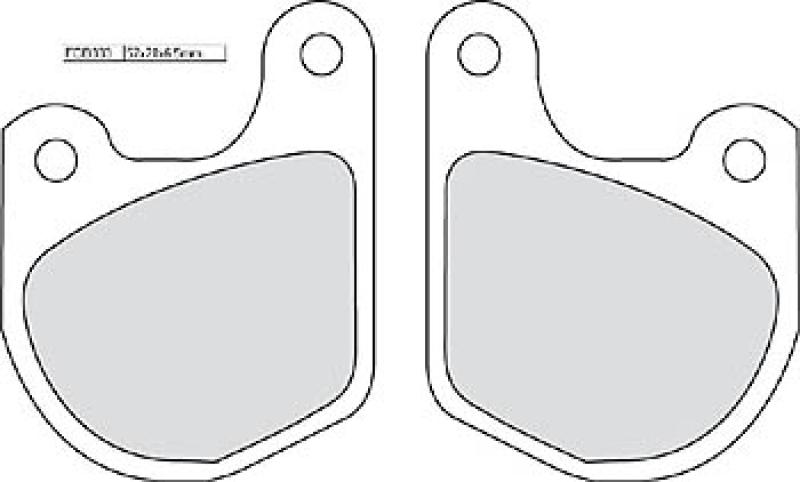 Disc brake pad FDB 333 P