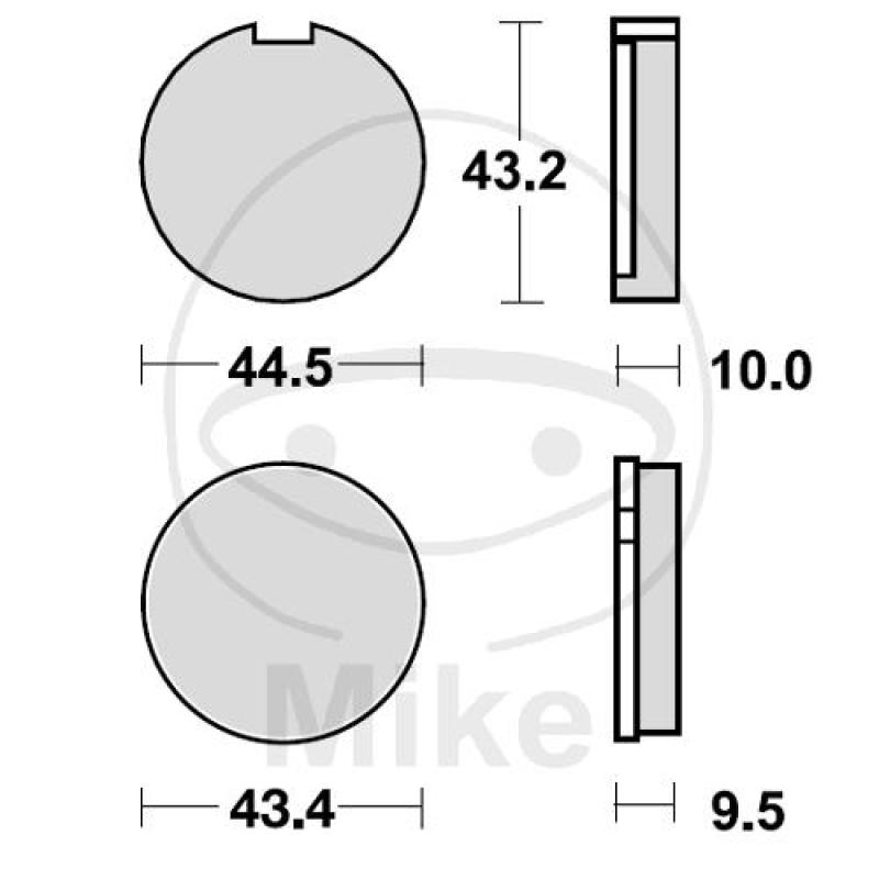 Bremsklötze, Standard, TRW, altern. 7326259